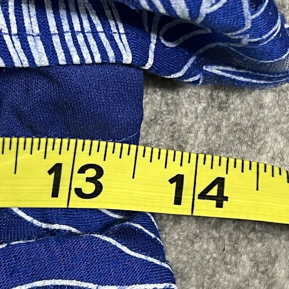 Rabbit Rabbit Rabbit Designs Sheer Maxi Dress Women’s 8 Blue Long Floral Lined - Picture 7 of 17